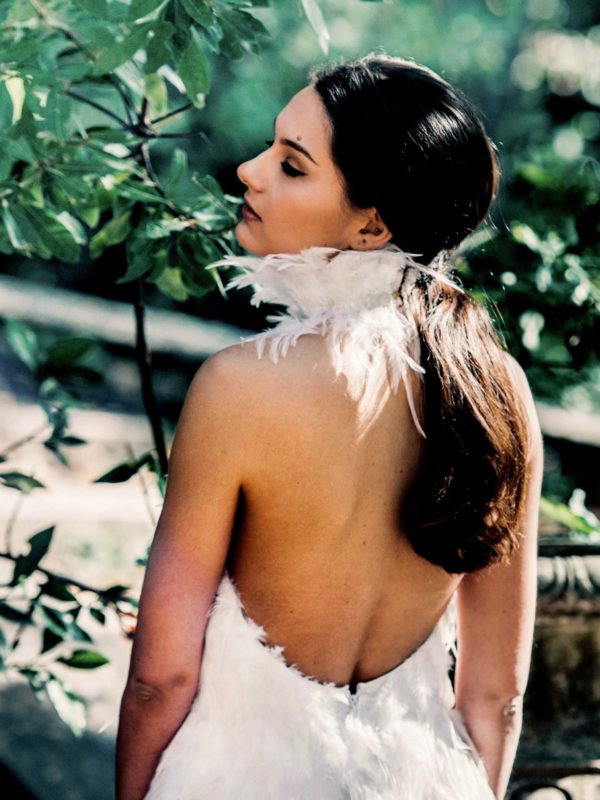 Feather-gown-back